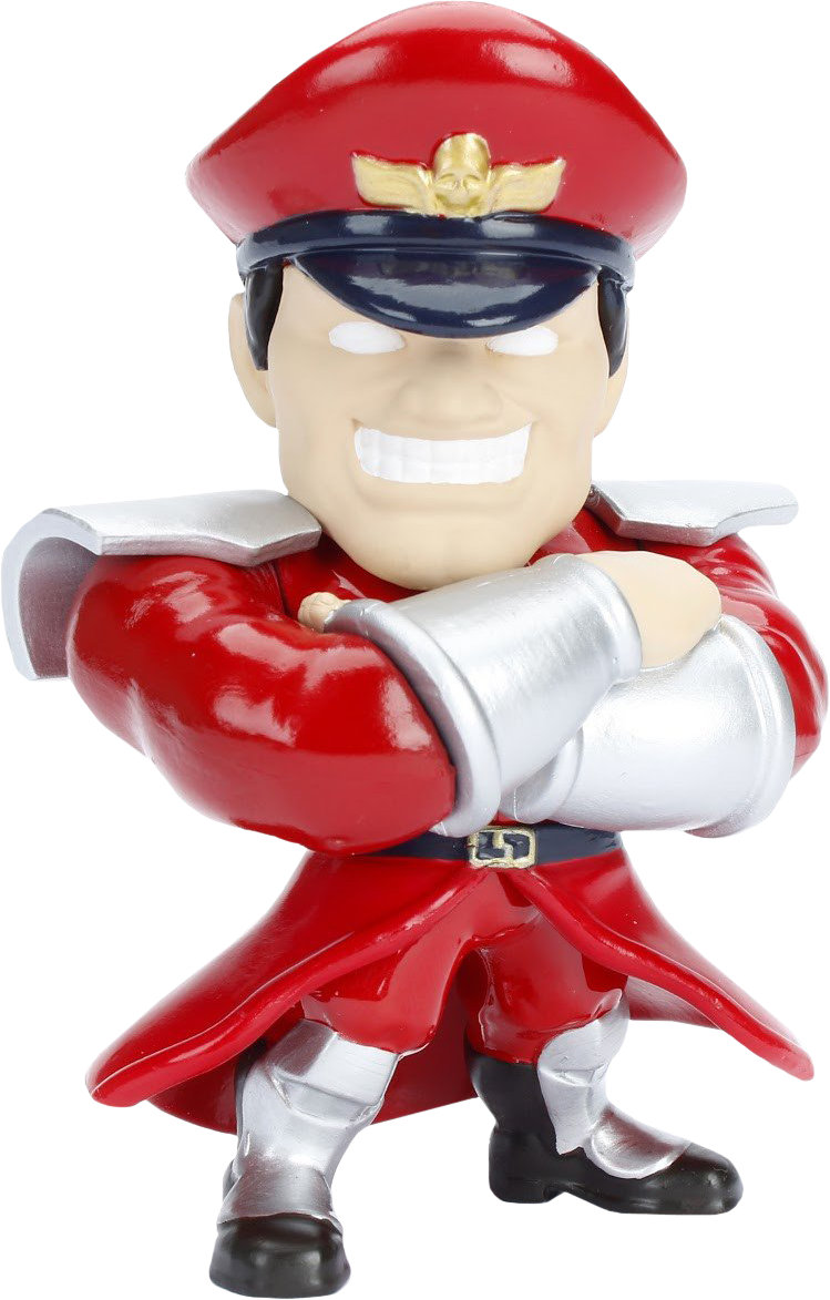 M - Street Fighter - M Bison 4" Metals (749x1173), Png Download