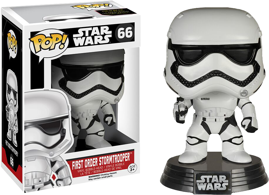 First Order Stormtrooper Pop Vinyl Figure - First Order Stormtrooper Pop (913x662), Png Download