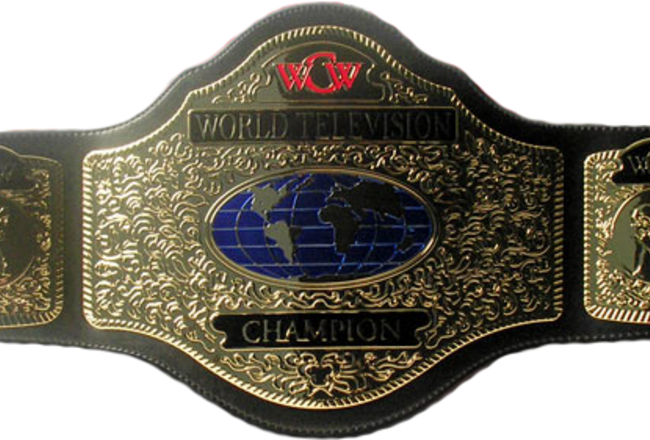 Tvtitle Original Original Crop 1326242164] - Wcw World Television Championship (650x440), Png Download