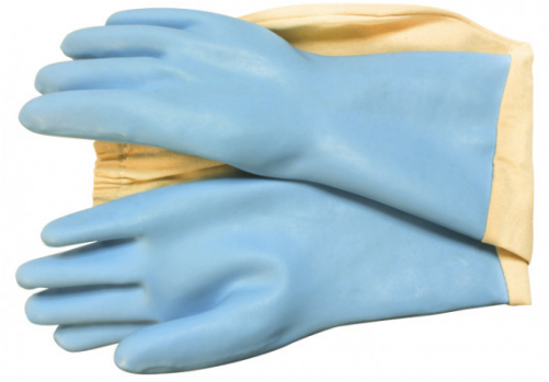Rubber Coated Gloves - G & F 1511l-dz Rubber Latex Coated Work Gloves (500x500), Png Download