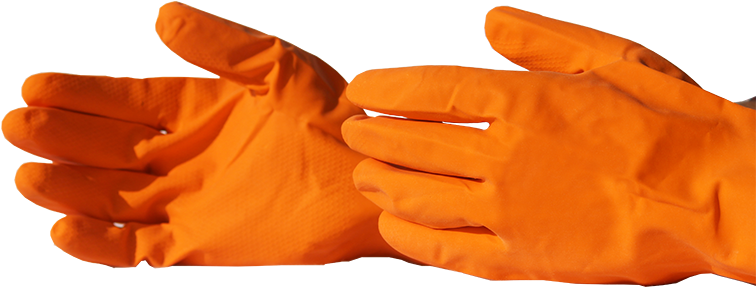Acid Alkali Gloves - Natural Rubber (800x533), Png Download