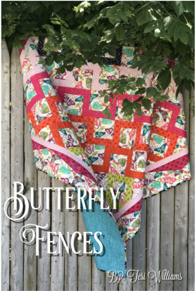 Butterfly Fences Pattern ~ By Teri Williams - .com (330x413), Png Download