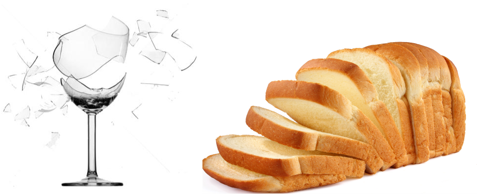 Free Broken Wine Glass Png - Indian Bakery Products Khari (980x506), Png Download