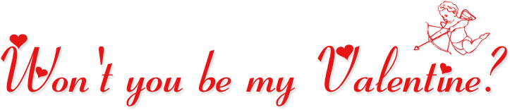 Valentines Day Free Clip Art - Valentines Day (782x174), Png Download