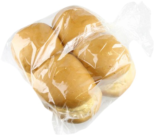 Hamburger Buns 8 Count - Hamburger Buns In Bag (600x528), Png Download