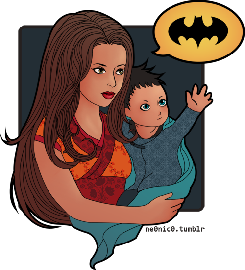 Talia Al Ghul Images Damian And Talia Wallpaper And - Damian Wayne And Talia Al Ghul (500x550), Png Download