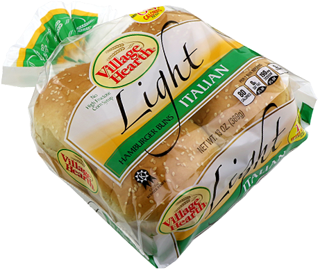 Village Hearth Light Italian Buns (525x414), Png Download
