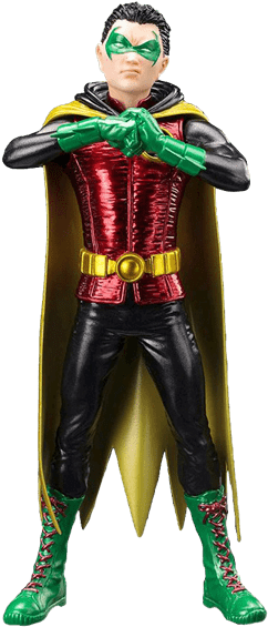 Dc Comics Artfx+ Batman Figure: Damian Robin (600x600), Png Download