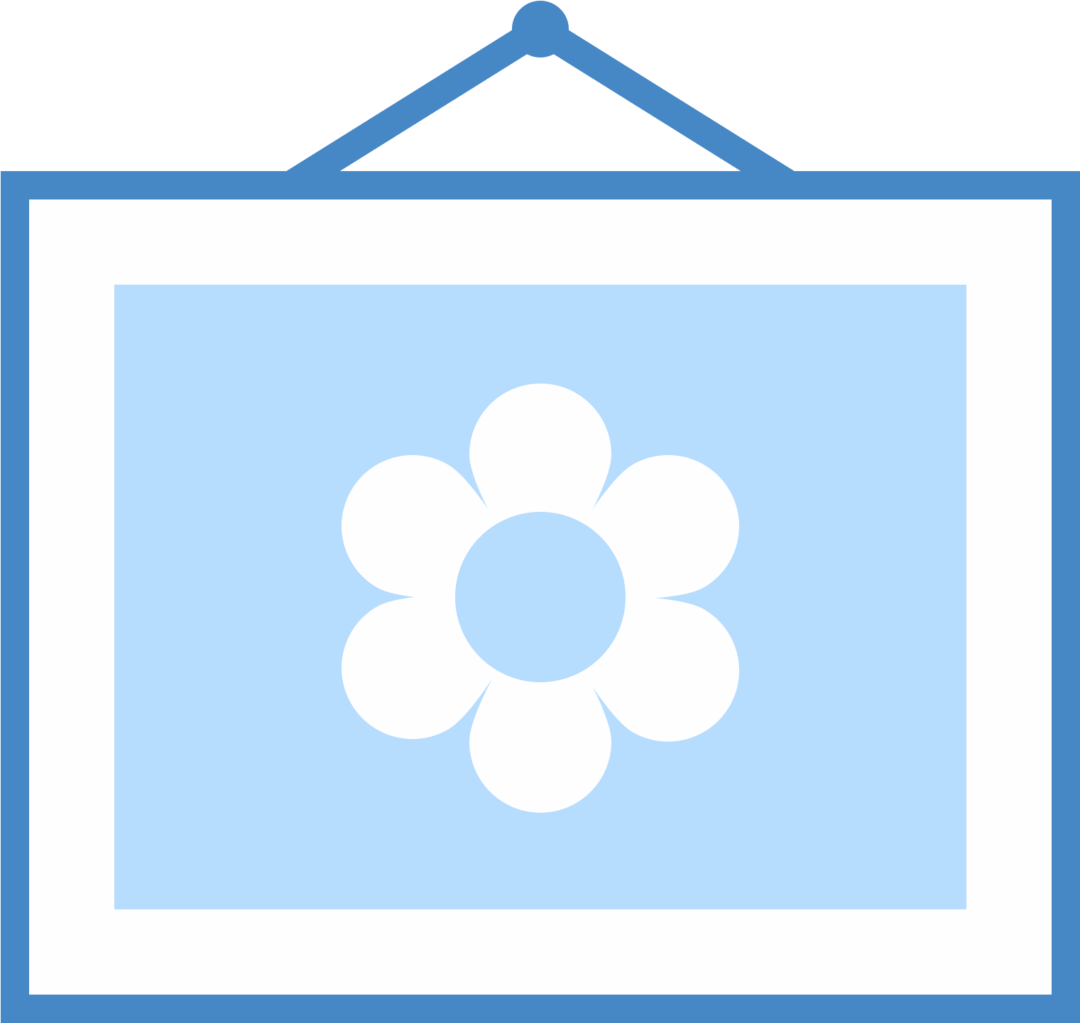 This Icon Represents Home Decorations - Circle (1600x1600), Png Download