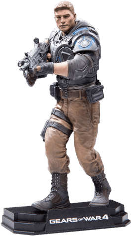 Marcus Fenix Huge Statue Figure Only Gears Of War 3 - Gears Of War Action Figure - Jd Fenix - (600x600), Png Download