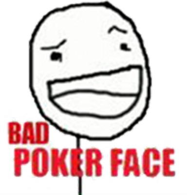 Connected With Poker Face - Jokes That Awkward Moment (384x400), Png Download