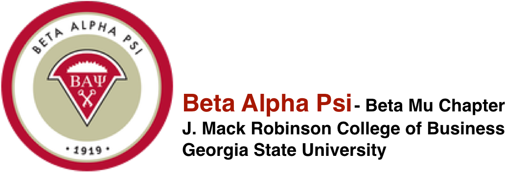 Beta Alpha Psi Transparent Logo (1085x402), Png Download