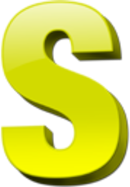Letter S Icon 1 Image - S Icon (600x600), Png Download
