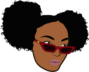 Girlwithsunglasses - Portable Network Graphics (360x360), Png Download