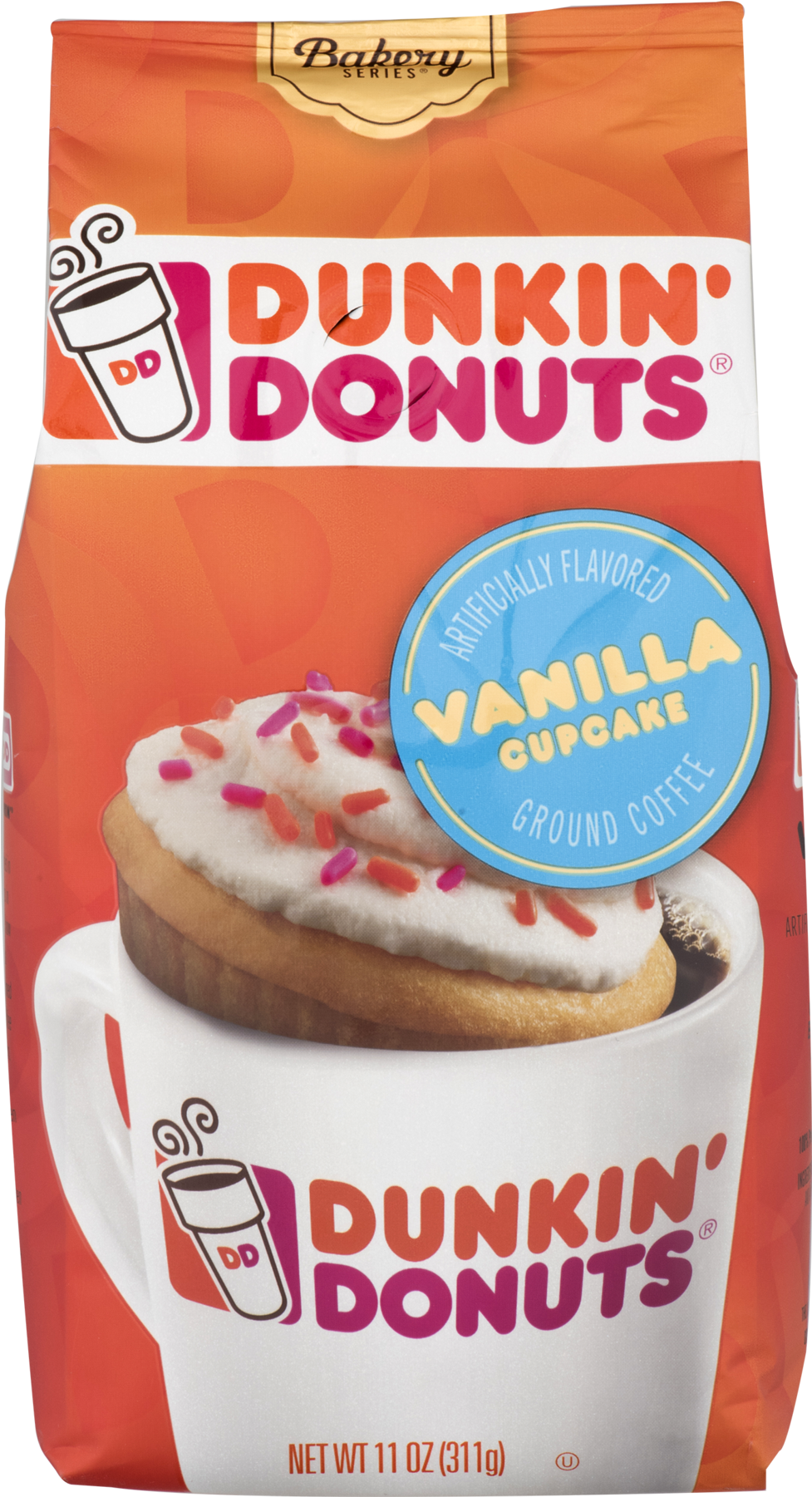 Dunkin' Donuts Bakery Series, Vanilla Cupcake Flavored, - Dunkin Donuts Original Blend (1800x1800), Png Download