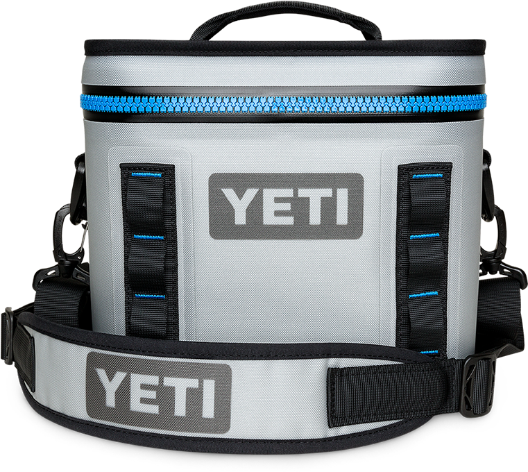 Yeti Fog Gray/tahoe Blue Hopper Flip - Yeti Hopper Flip 8 Cooler (920x850), Png Download