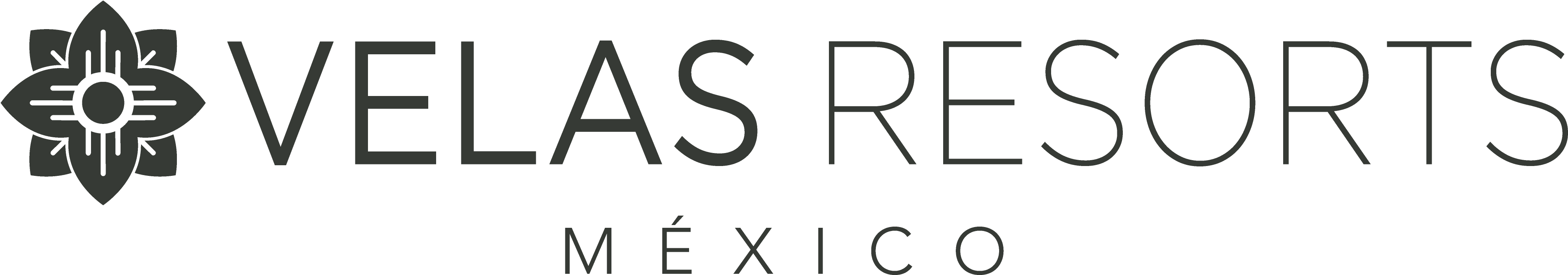 Velas Resorts - Velas Resorts Mexico Logo (4395x1250), Png Download