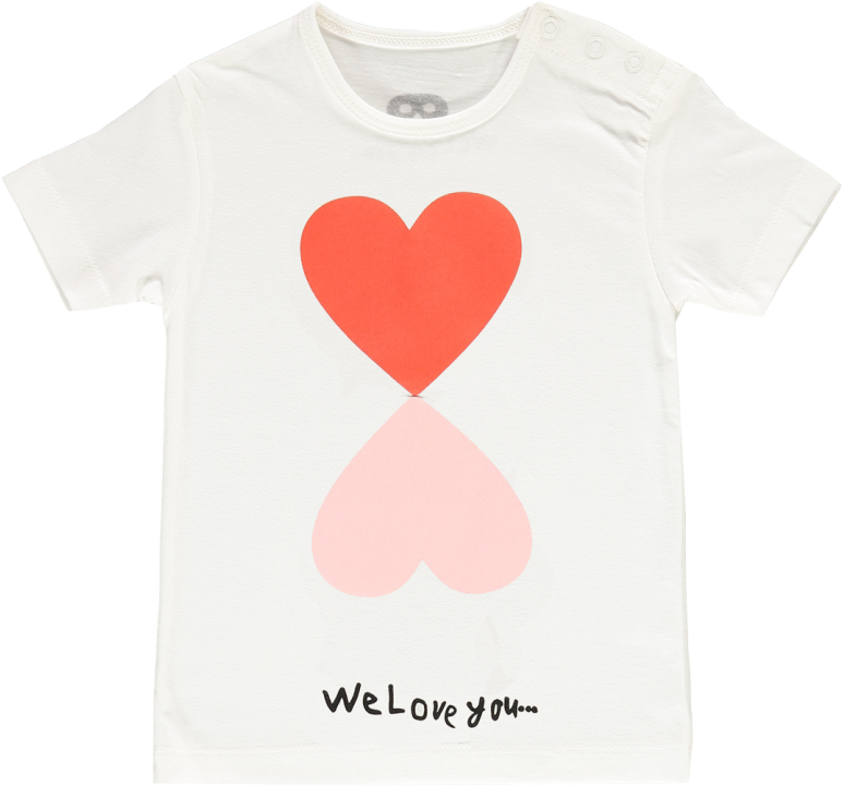 Beau Loves Baby Top Doubleheart - Heart (960x720), Png Download