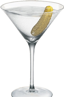 Cocktail Tile Stoli Dirtypicklemartini-min - Dirty Martini (480x480), Png Download