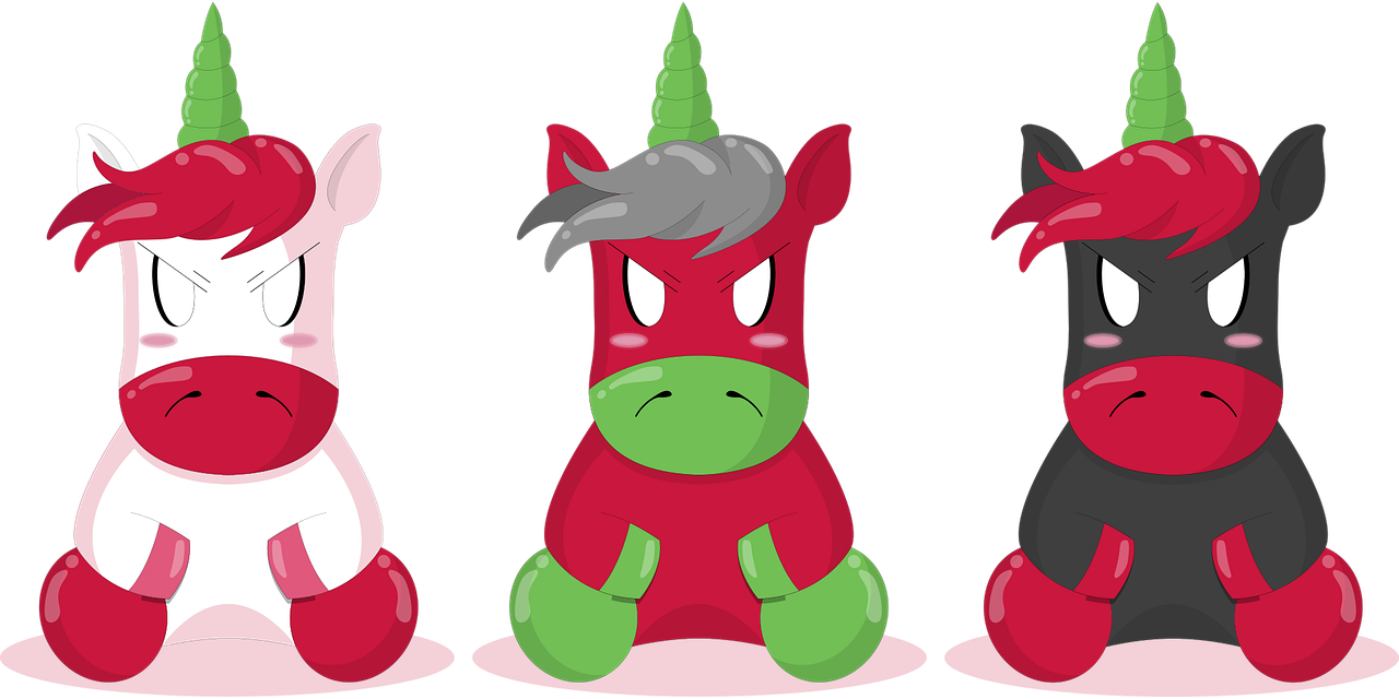 Unicorn Mythical Creatures Fairy Tales - Evil Unicorn (1280x640), Png Download