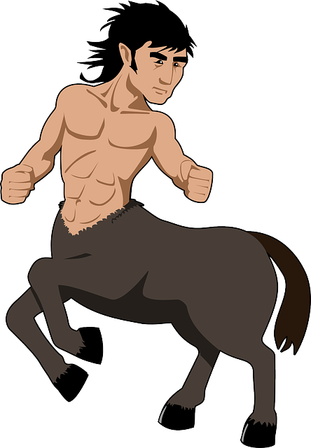 What Kind Of Mythical Creature Is Half Man, Half Horse - Centaur Clipart (444x640), Png Download