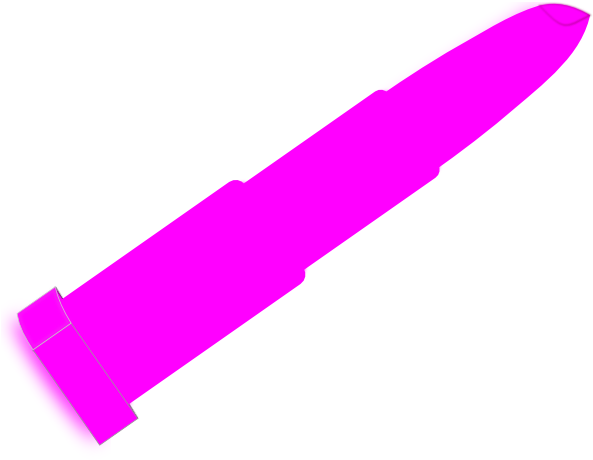 Pink Lipstick Cartoon (600x473), Png Download
