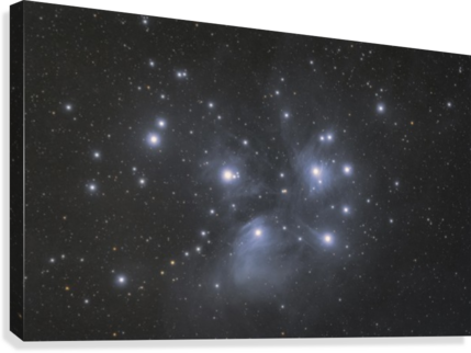 Pleaides Star Cluster Canvas Print - Sky Guide Africa South – 2017 [book] (429x322), Png Download