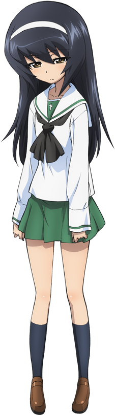 Makoofficial - Girls Und Panzer Reizei (384x960), Png Download