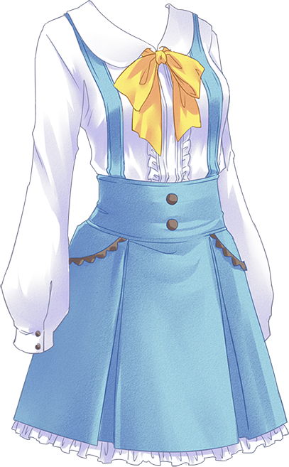 Seems Like Alice In Wonderland Dress<<<no It Looks - Anime School Uniform Dress (407x657), Png Download