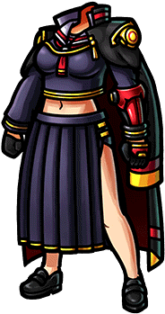 Gear-schoolgirl Cape Render - Unison League Schoolgirl Cape (380x380), Png Download