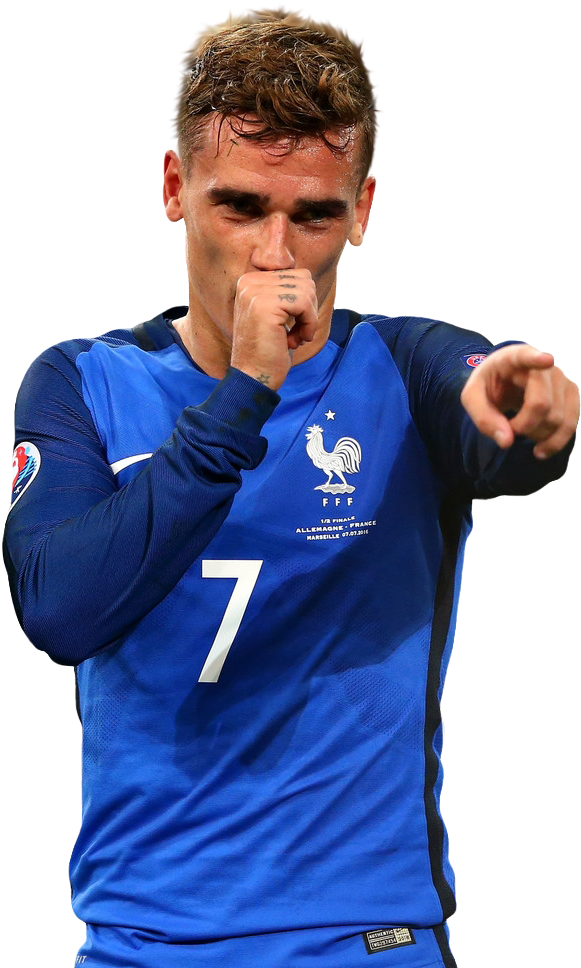 Antoine Griezmann - Antoine Griezmann Francia Png (591x969), Png Download