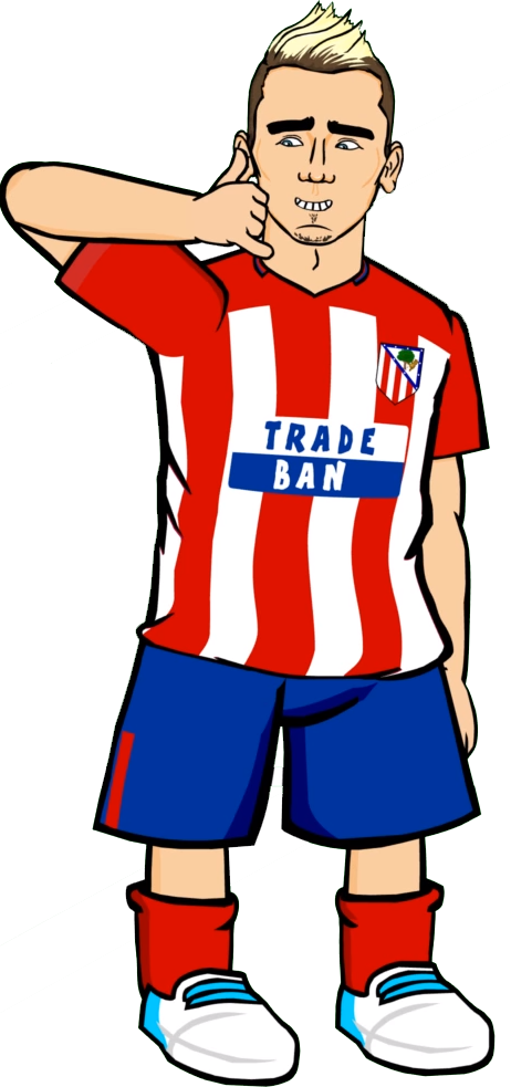 Antoine Griezmann - Antoine Griezmann 442oons (462x983), Png Download