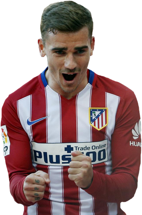 Griezmann Png 2016 - Griezmann Real Madrid (1095x730), Png Download