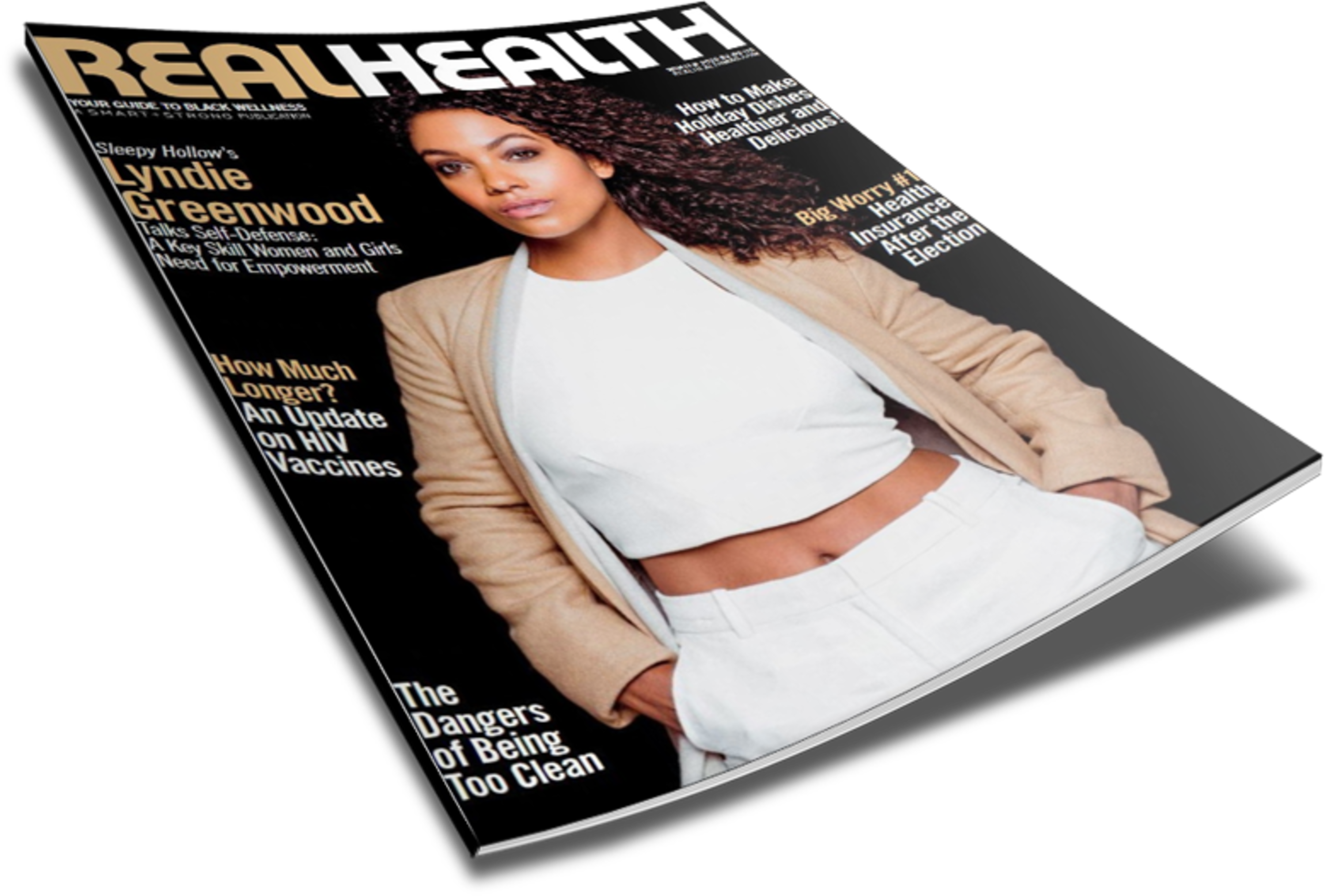 Real Health Magazine - Magazine (3000x2028), Png Download