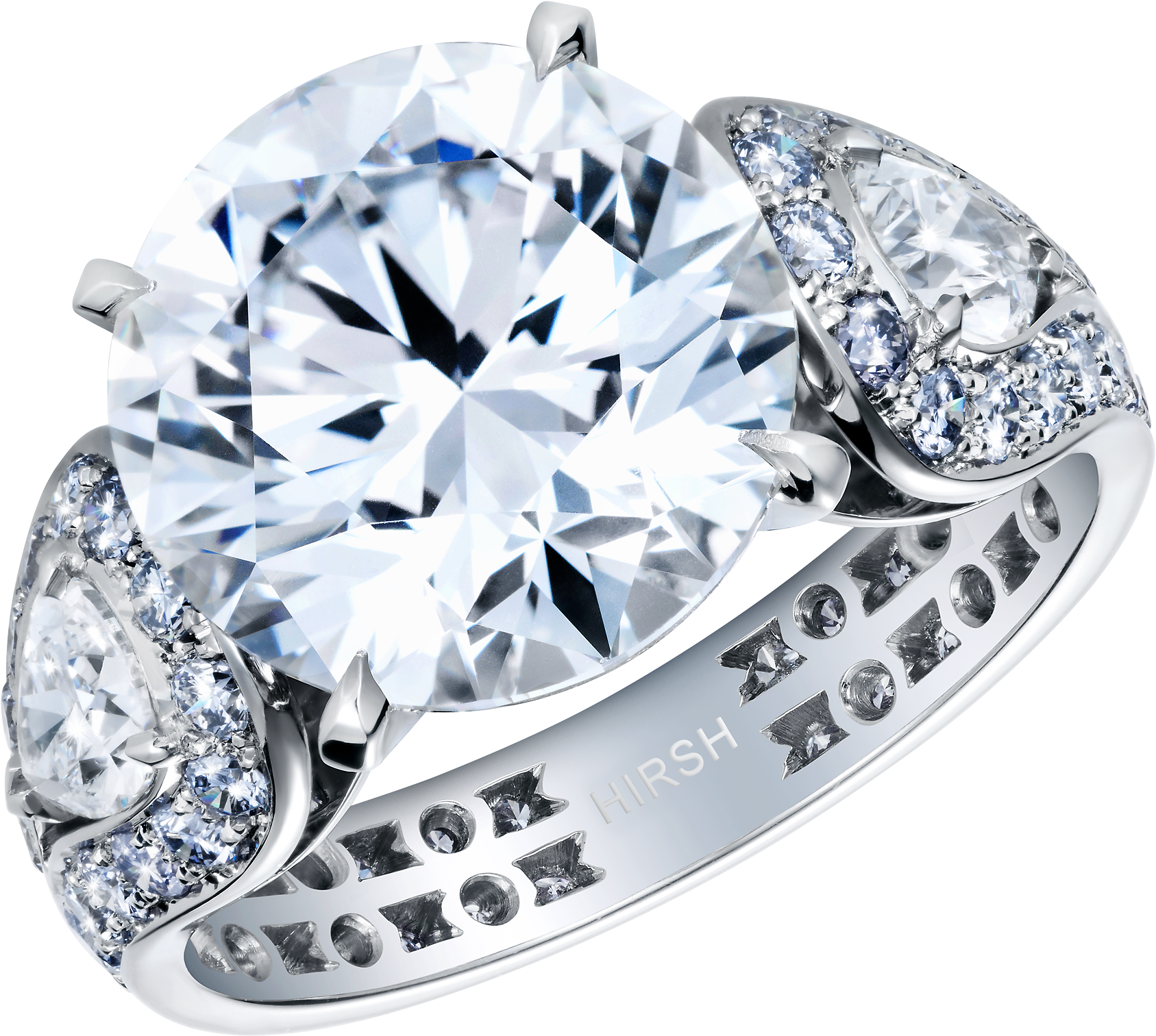 Majestic 5 Carat Diamond Ring - Diamond (2240x2240), Png Download