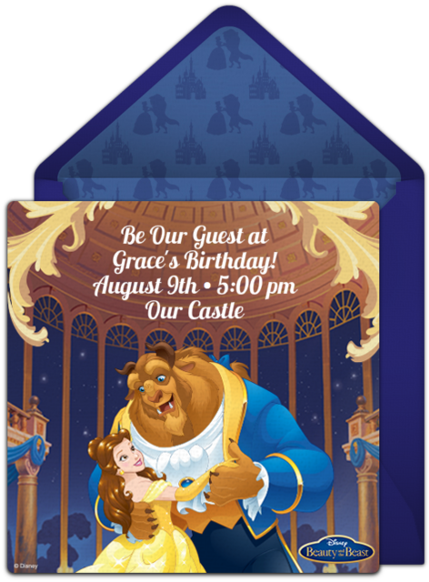 Beauty And The Beast Classic Online Invitation - Beauty And The Beast Mug Tale As Old As Time (650x650), Png Download
