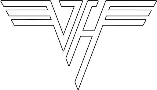 Van Halen Image - Eddie Van Halen Logo (800x310), Png Download