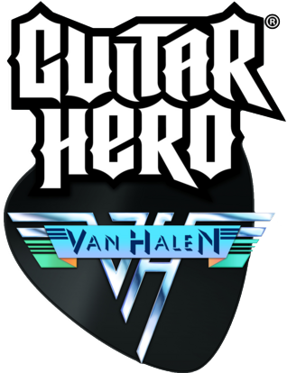 Guitar Hero - Guitar Hero Van Halen Logo (352x434), Png Download