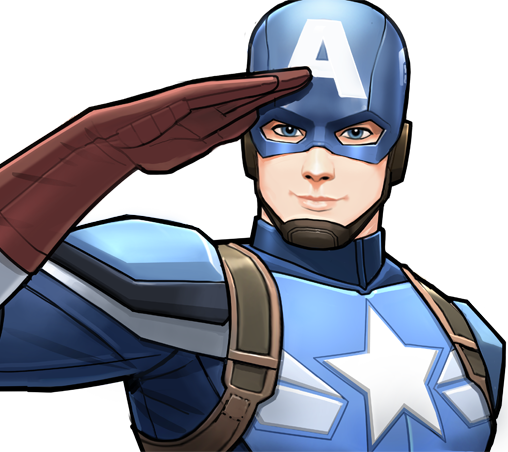 Captain America Rank 5 Icon - Steve Rogers Avengers Academy (508x452), Png Download