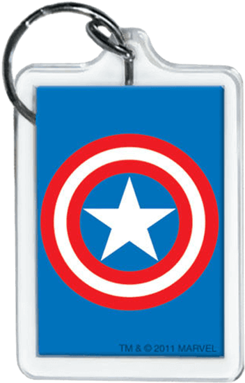 Captain America Emblem Keychain - Wonder Woman Logo Key Ring (555x555), Png Download
