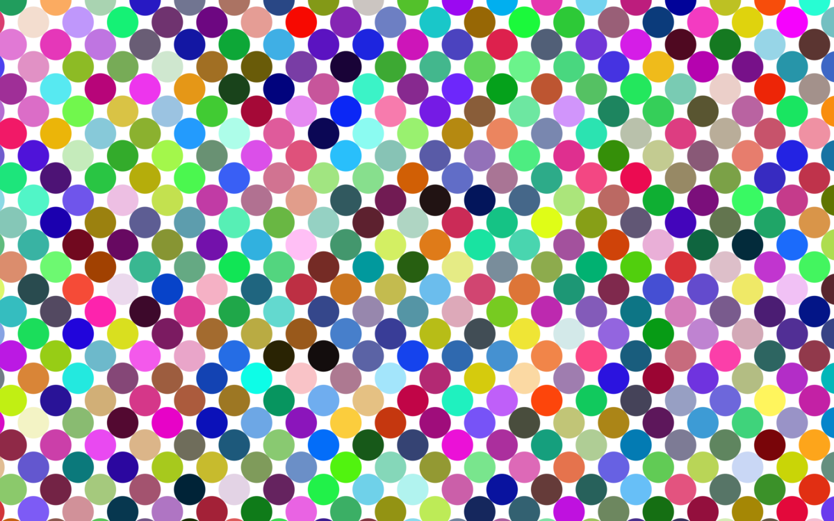 Polka Dot Abstract Art Circle Point Geometry - East Urban Home 'noblefur Green' Graphic Art Print (1200x750), Png Download