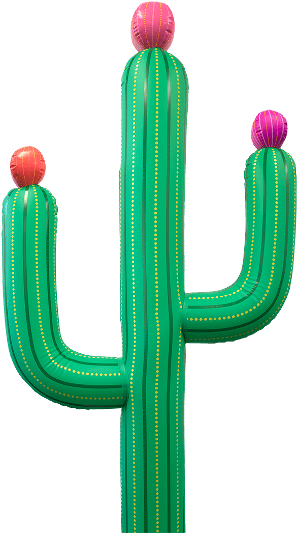 Cactuslab Inflatable Hero - San Pedro Cactus (600x1050), Png Download