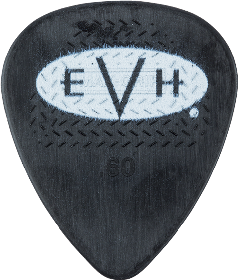 Evh Signature Series Picks (6 Pack) 0.60 Mm Black/white (600x600), Png Download