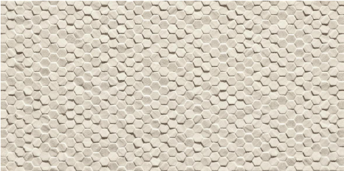 Geological Beige Hexagon Rectified - Ceramic Wall Texture Tile (500x500), Png Download