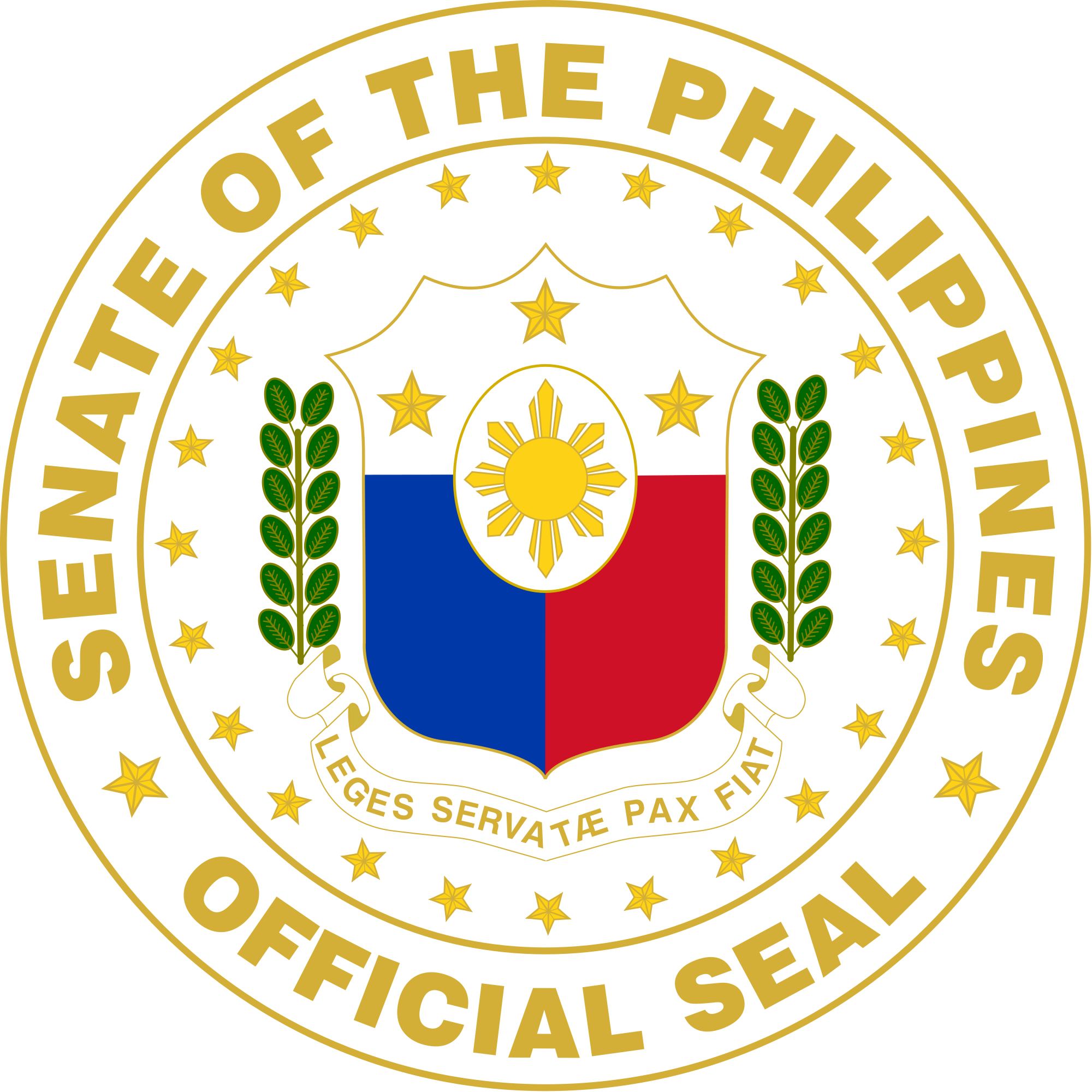 Seal Of The Philippine Senate - Mental Health Bill Philippines (2000x2000), Png Download