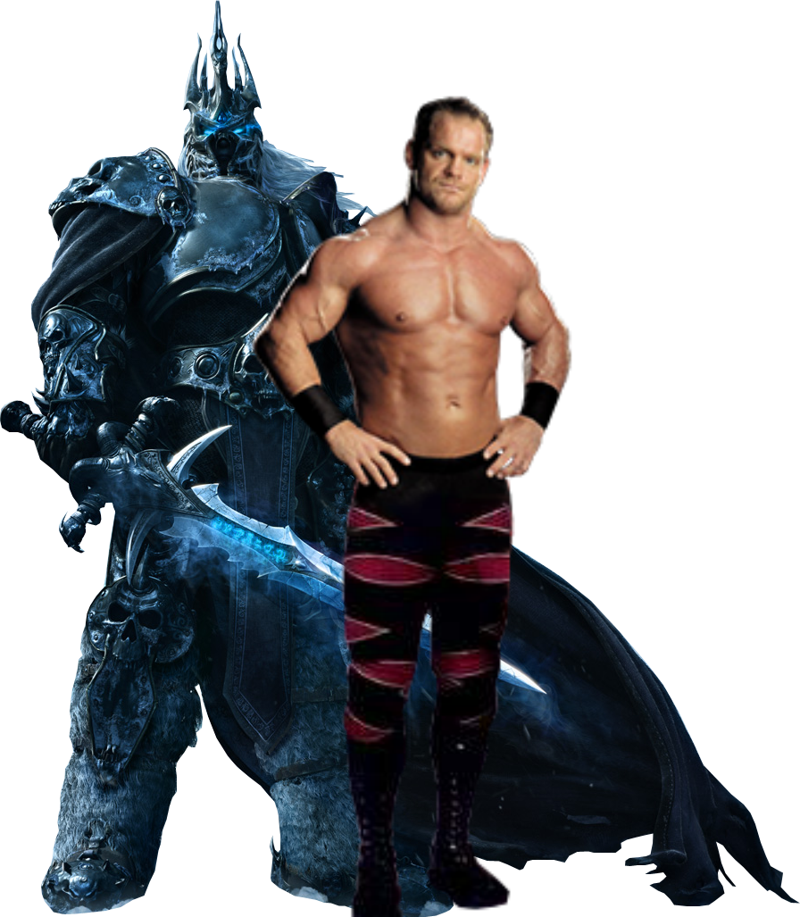 Arthas Menethil And Chris Benoit - Lich King (896x1027), Png Download