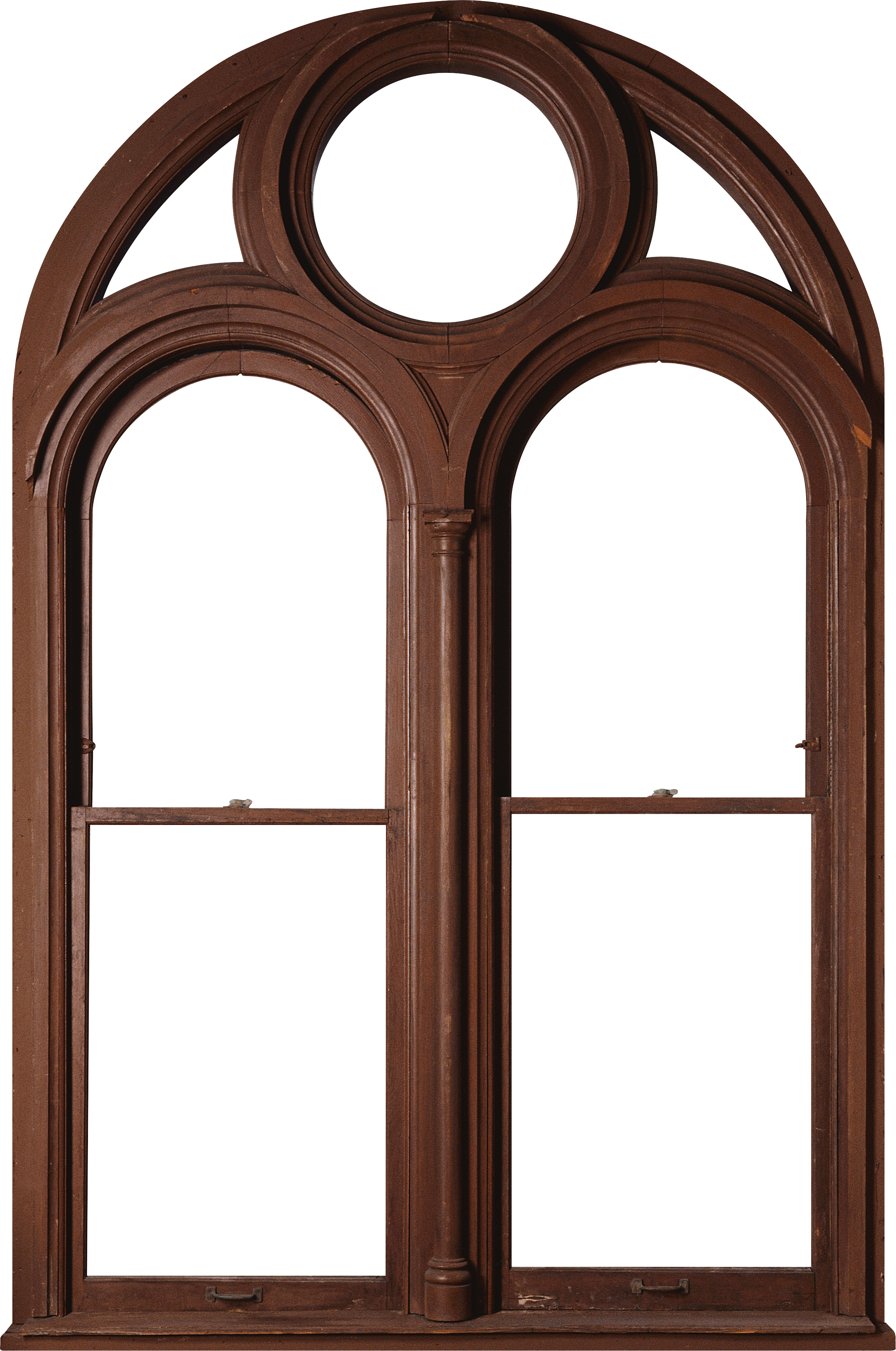 Download - Arch Wood Frame Door (2312x3485), Png Download