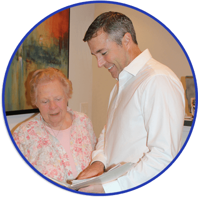Compassionate Care - Senior Citizen (404x416), Png Download