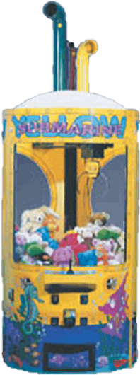 Yellow Submarine - Yellow Submarine Claw Machine (460x572), Png Download