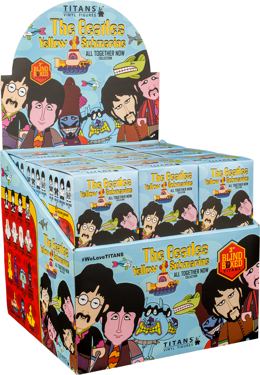 Yellow Submarine Titans Vinyl Figures Series 2 - Yellow Submarine All Together Now Collection (900x1300), Png Download